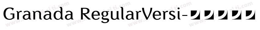Granada RegularVersi字体转换